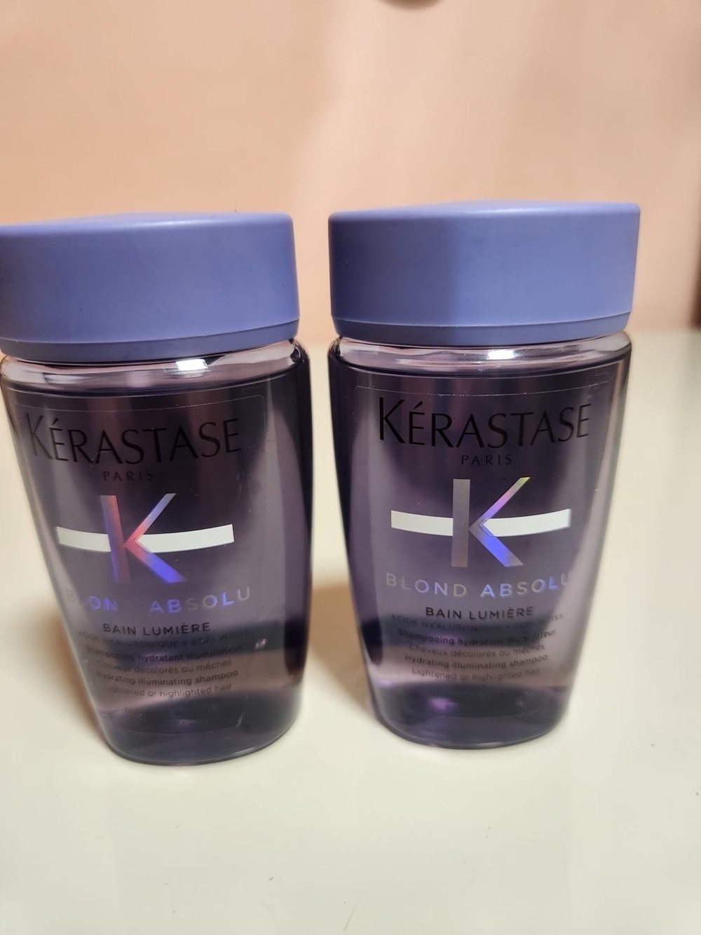 Kérastase Blond Absolu Bain Lumière Shampoo Hyaluronic Acid 80ml Set of 2